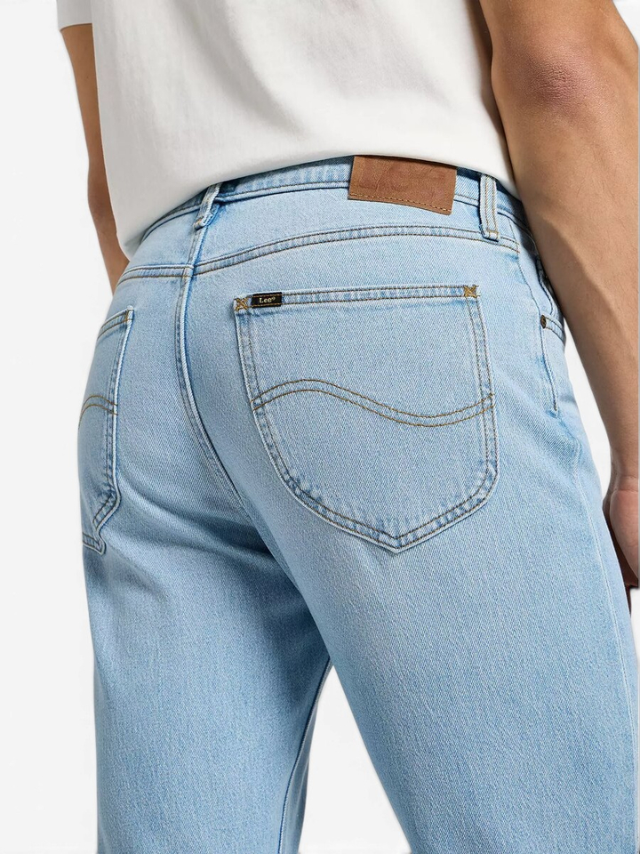 Lichtblauwe straight jeans West Lee 
