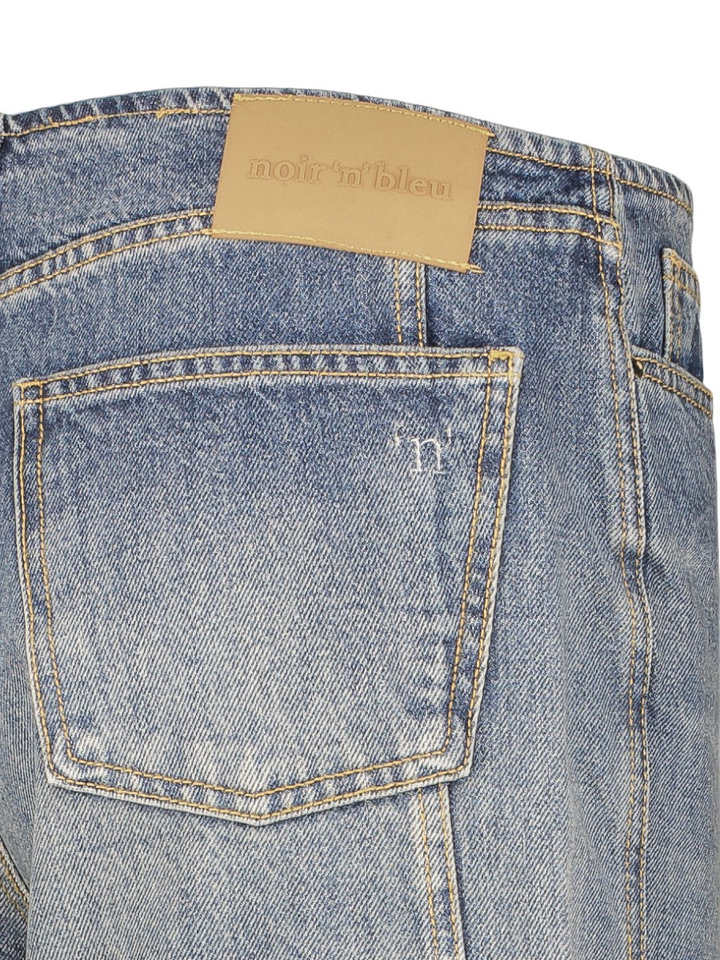 Blauwe broek in denim Mariane Noir 'N' Bleu