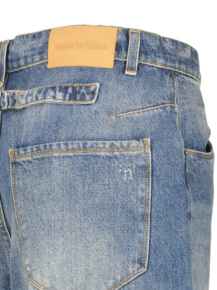 Blauwe baggy jeans Marlene Noir'N'Bleu