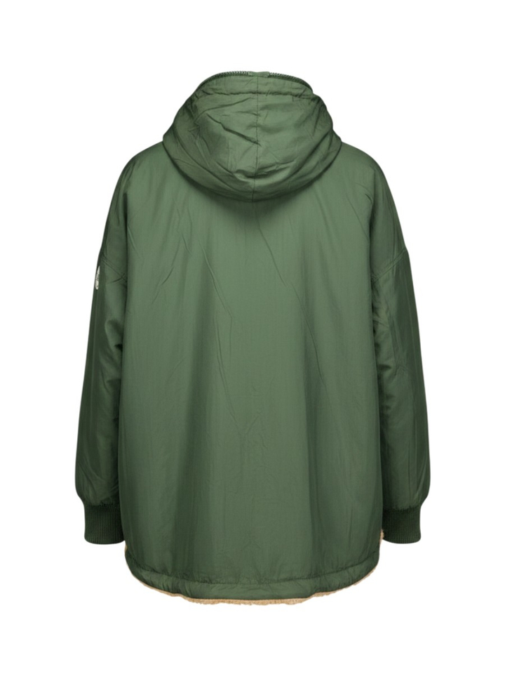 Groene jas met teddy Arno Como