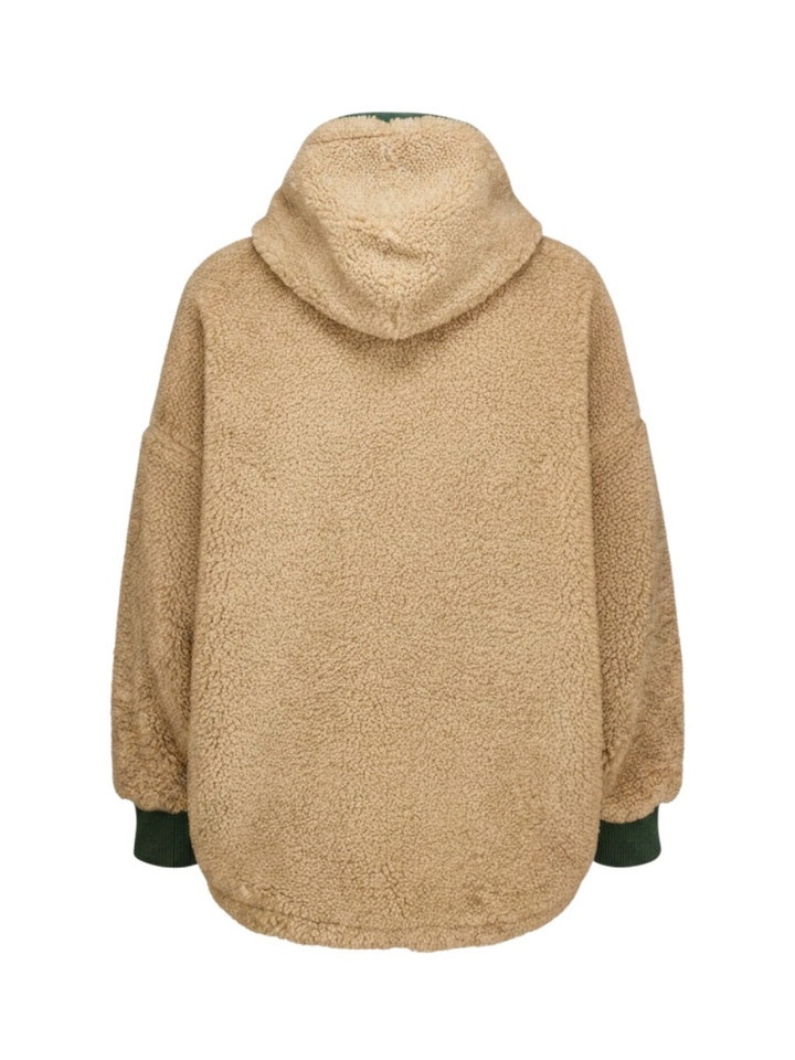 Groene jas met teddy Arno Como