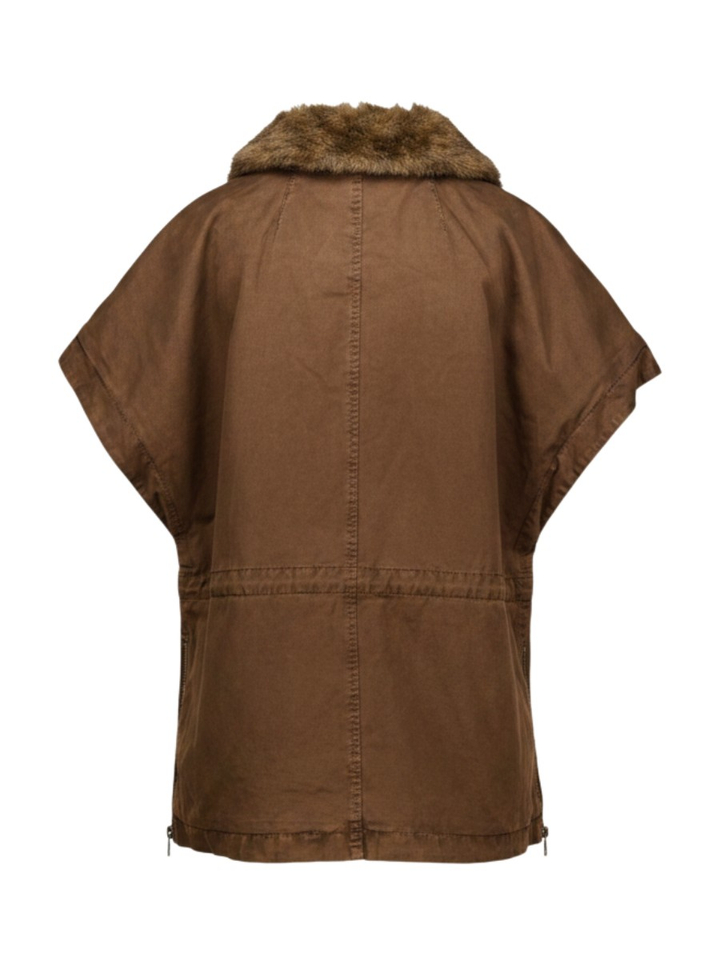 Donkerbruine bodywarmer Javicia Blonde NO8
