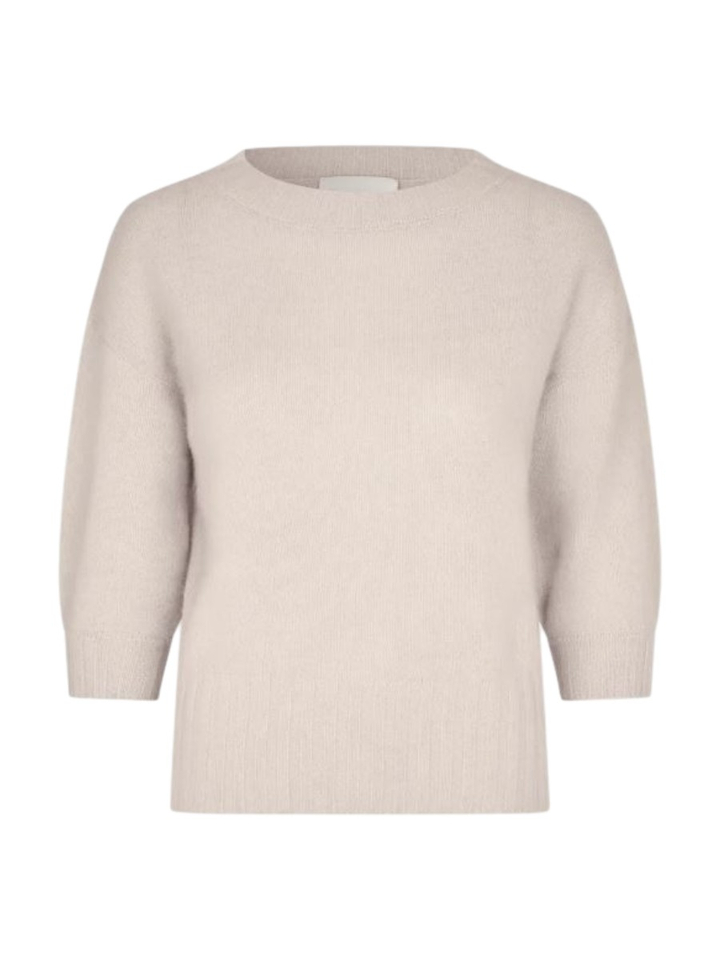 Beige pull met driekwart mouwen MONA Six Ames