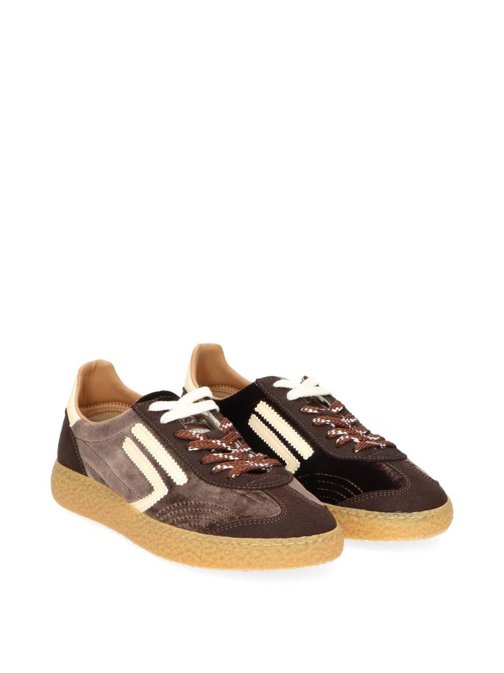 Bruine lage sneakers Puraai