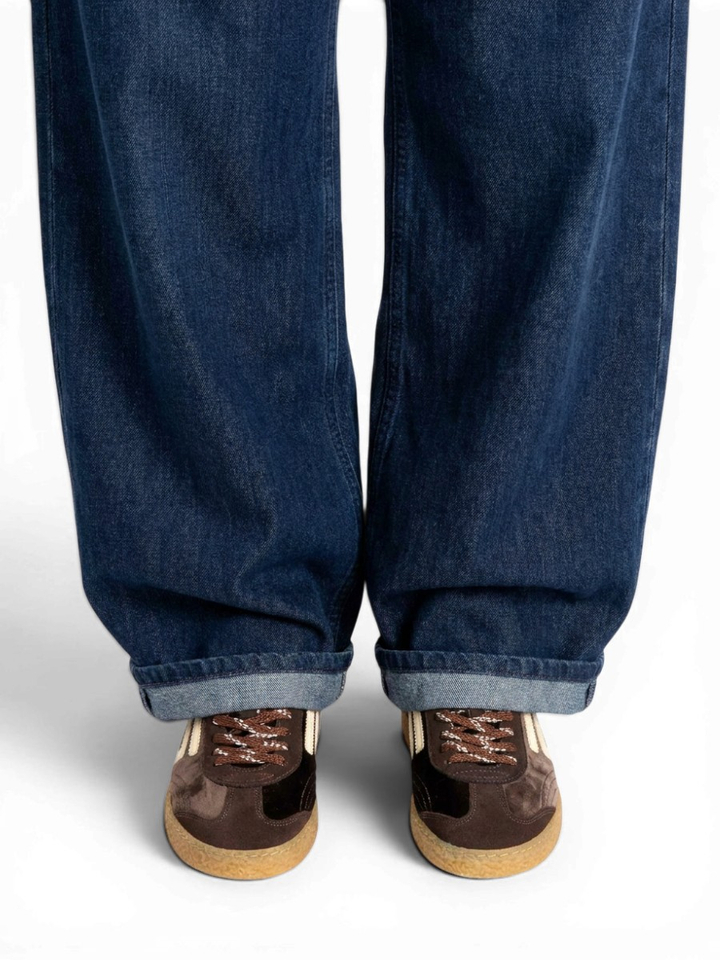 Bruine lage sneakers Puraai