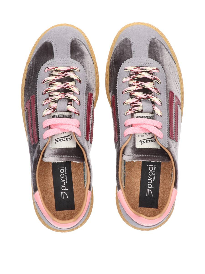 Grijze lage sneakers Puraai