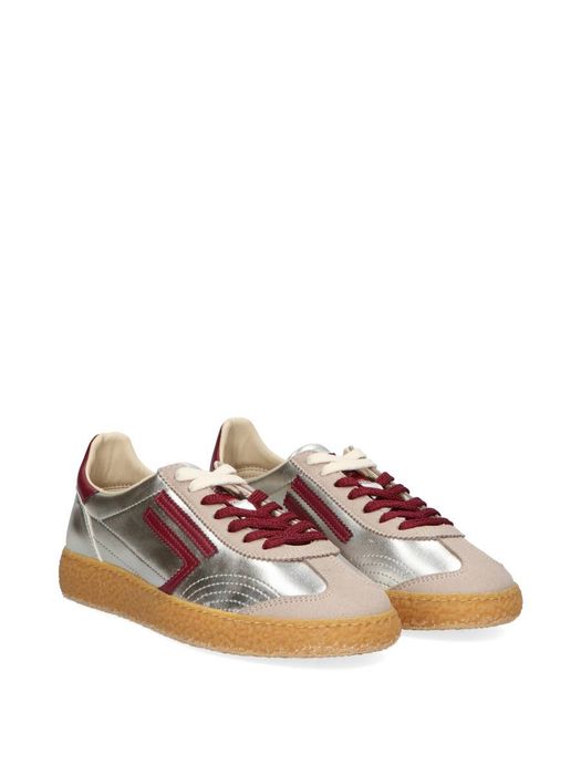 Zilveren lage sneakers Ruby Puraai