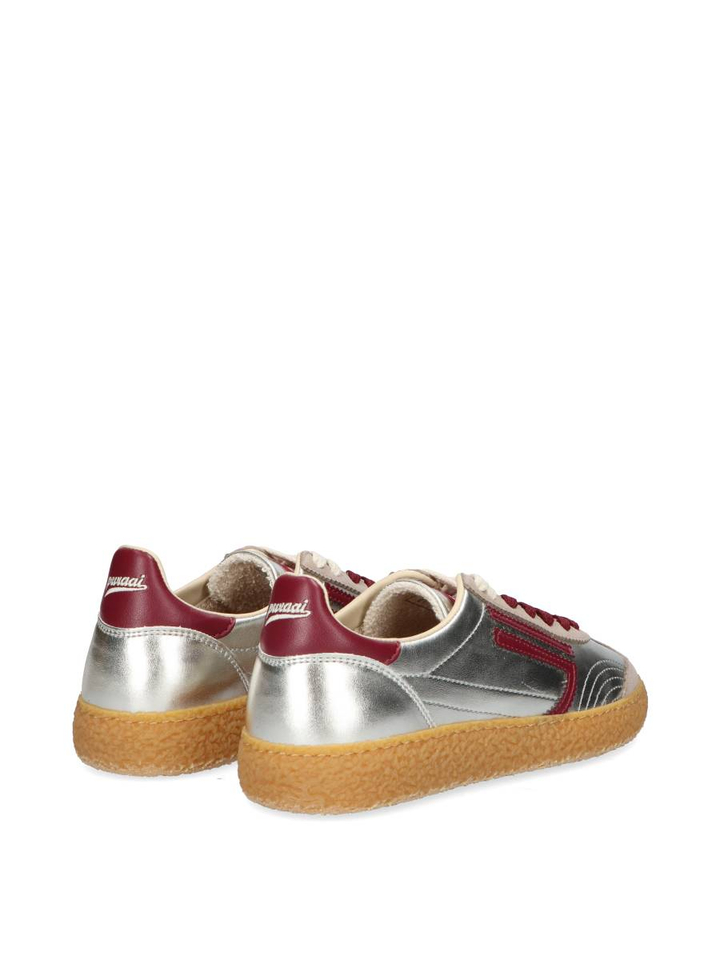Zilveren lage sneakers Ruby Puraai