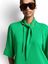 Groene blouse met sjaalkraag Kassie Essentiel 