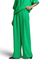 Groene broek met brede pijp Kelseau Essentiel 
