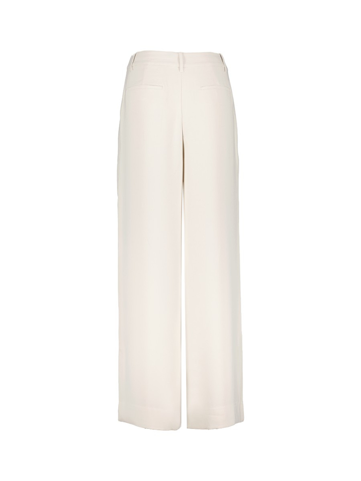 Ecru broek met brede pijpe Kelsea Essentiel 
