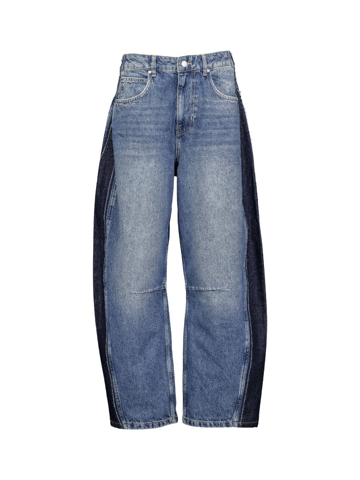 Blauwe jeans met contrastrook Kashba Essentiel