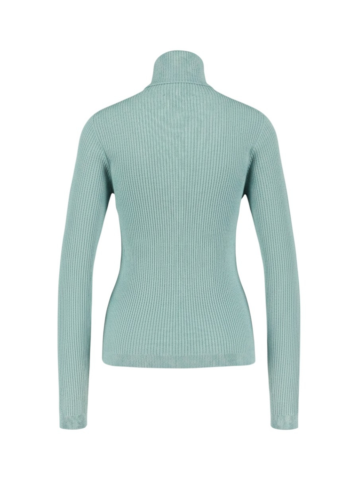 Blauwe koltrui met ribbel Kelmuse Essentiel