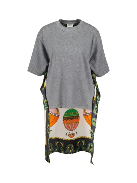 Grijze Kimono met print Kassis Essentiel