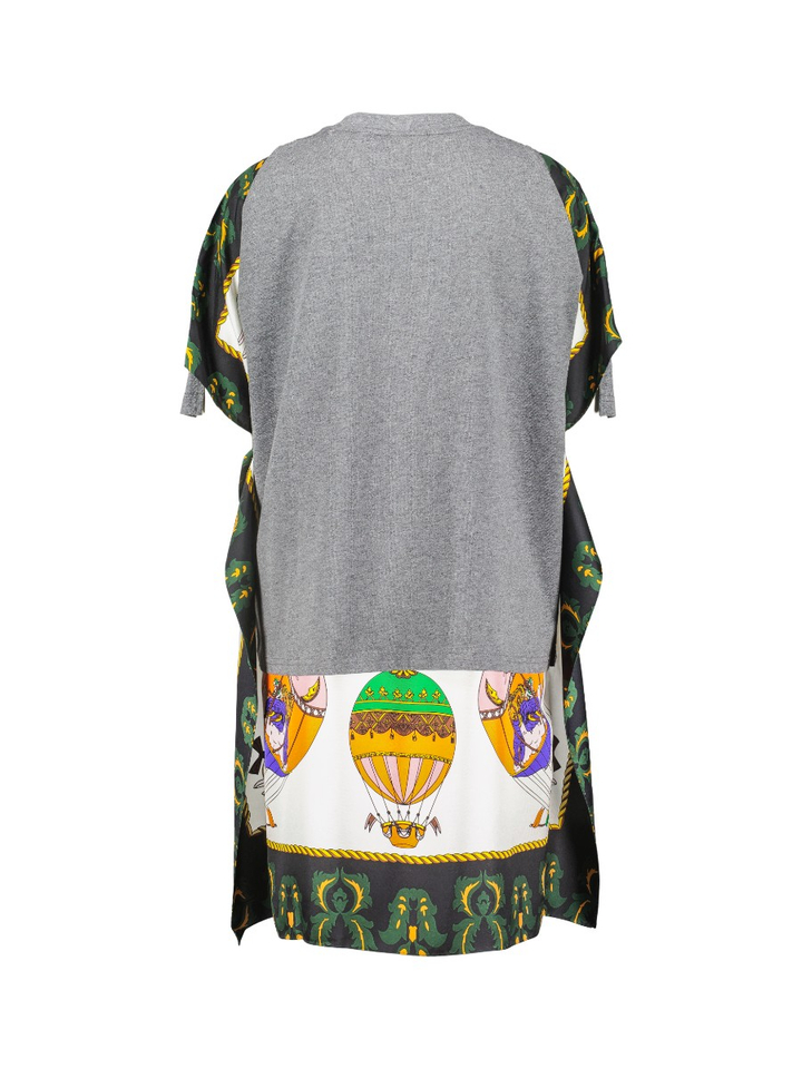 Grijze Kimono met print Kassis Essentiel