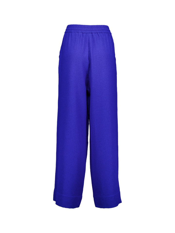 Blauwe lange wijde broek met rekker Keetah Essentiel