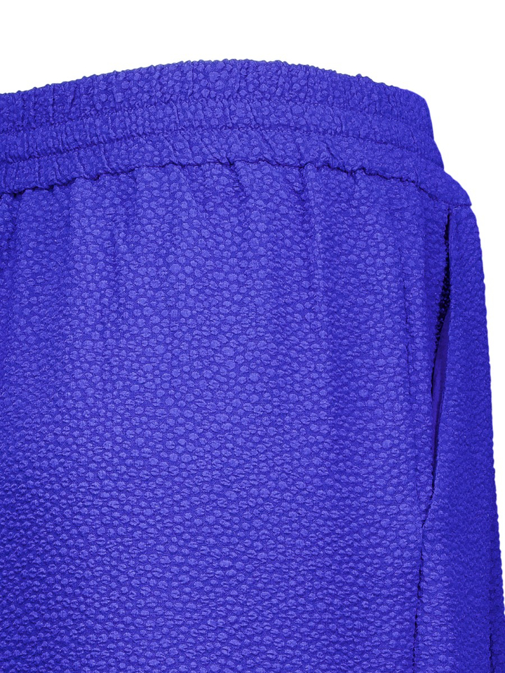 Blauwe lange wijde broek met rekker Keetah Essentiel