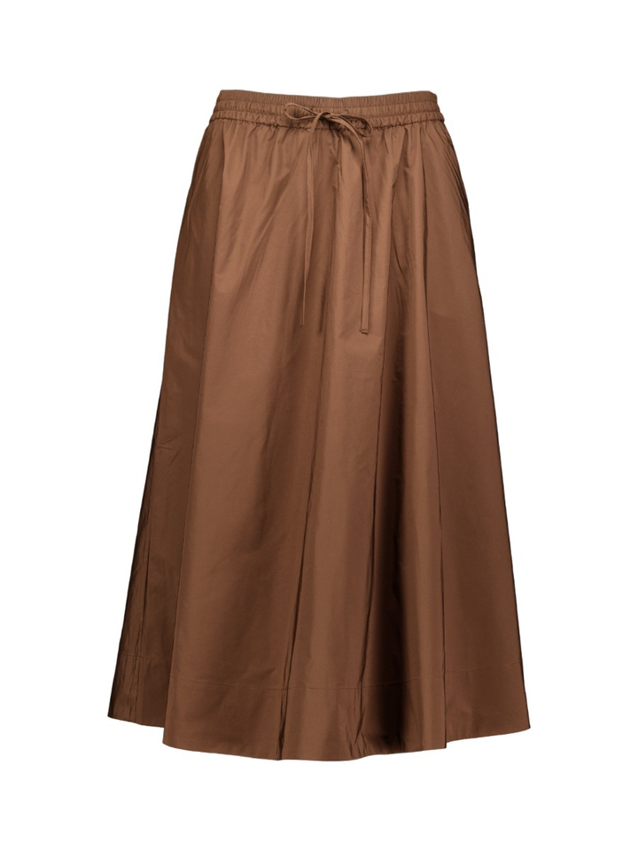 Bruine midirok met A-lijn Keely Essentiel 