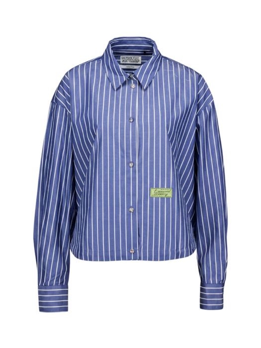 Blauw-wit gestreepte bloes met knopen Kabu Essentiel