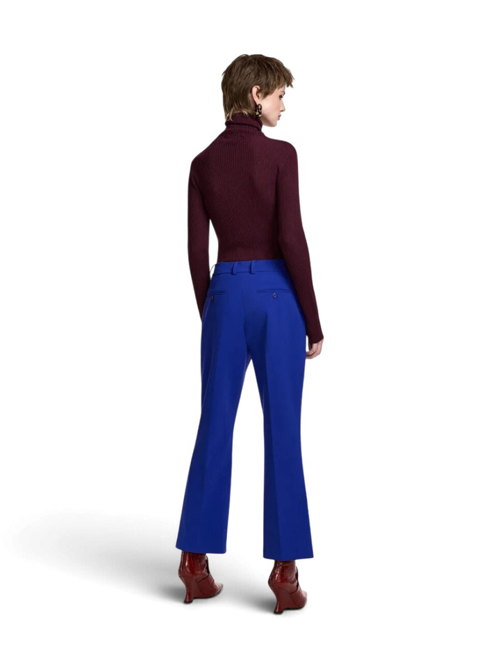 Bordeaux aansluitende pull in ribbel Kelmuse Essentiel