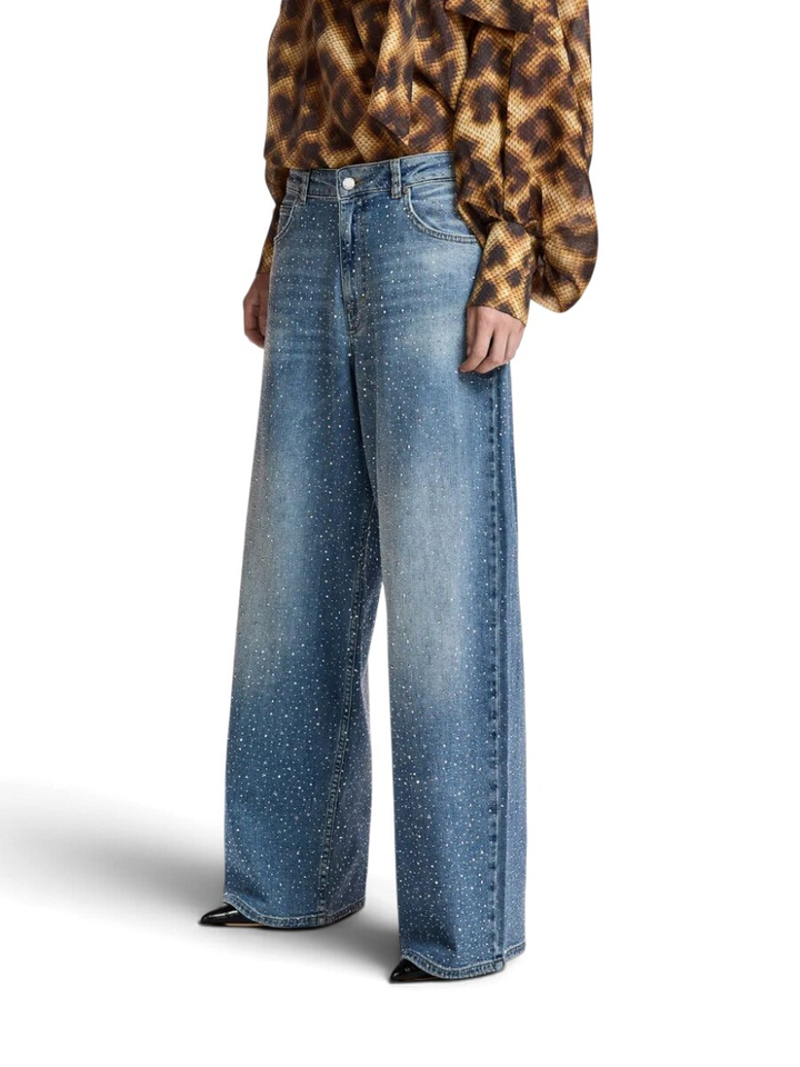 Jeans met diamantjes KACTUS Essentiel