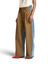 Bruine en blauwe broek in duo-stof KRISP Essentiel