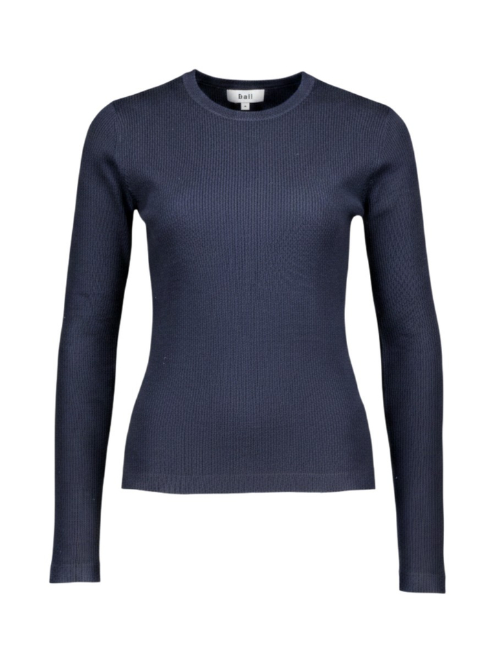 Navy blauwe aansluitende pull Bianca Boii