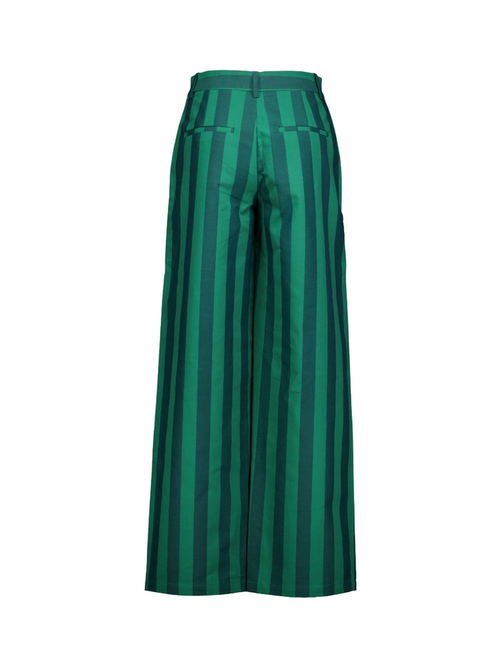 Groene gestreepte broek The Tiny Big Sister