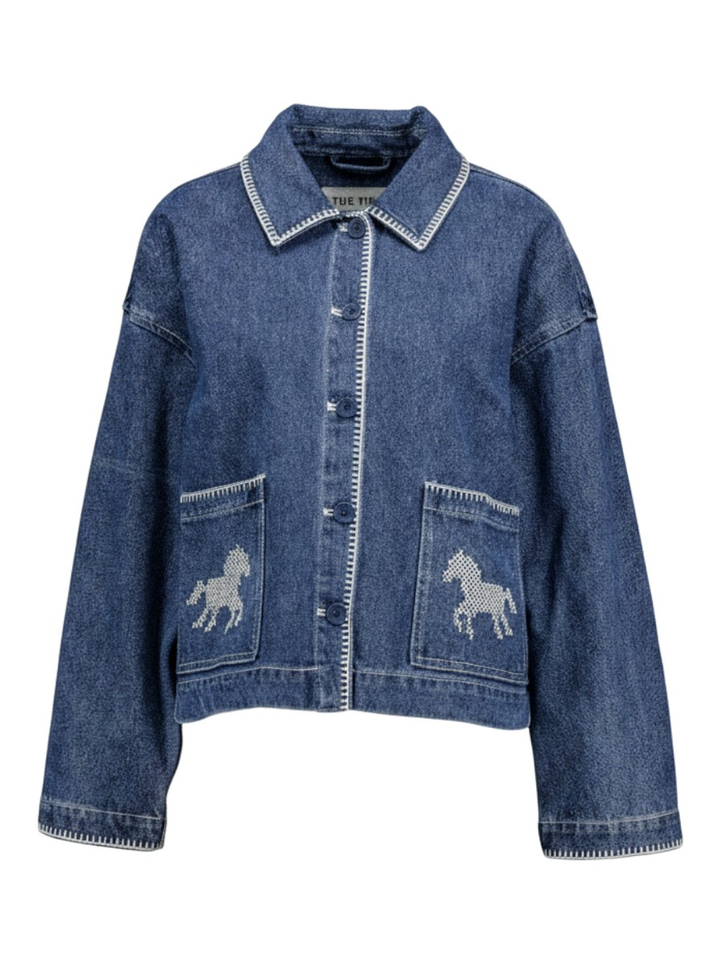 Denim gilet The tiny big sister