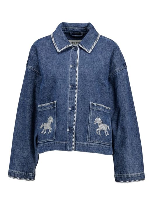 Denim gilet The tiny big sister