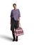 Rood, marineblauw en gebroken wit geruite shopper Konstantin Essentiel