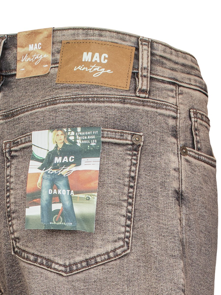 Vintage bruine barrel fit jeans Dakota Mac