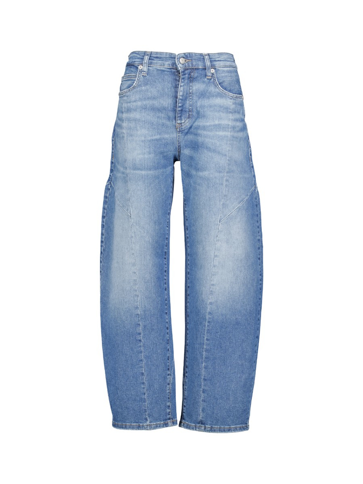 Blauwe barrel fit jeans Dakota Mac 