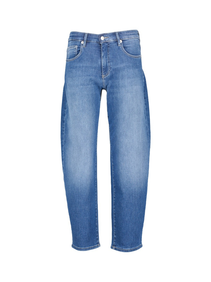 Donkerblauwe balloon jeans Mac