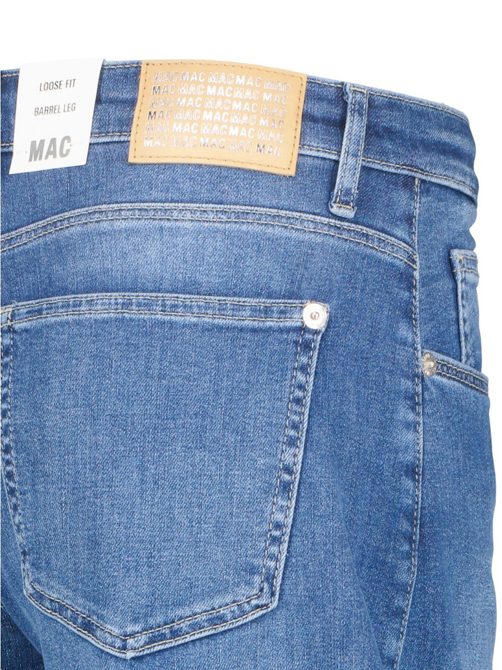 Donkerblauwe balloon jeans Mac
