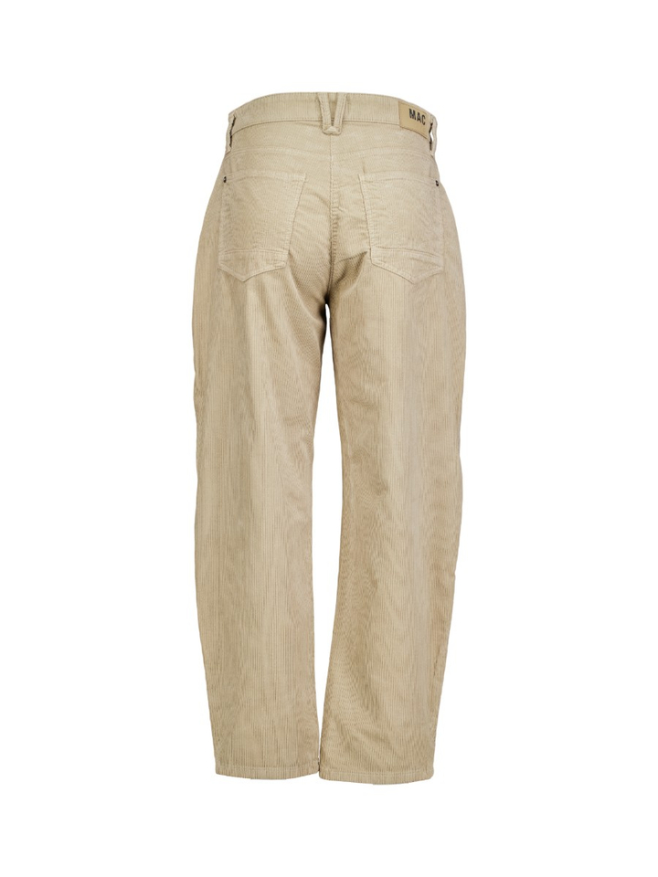 Beige broek in ribfluweel Danni Mac 