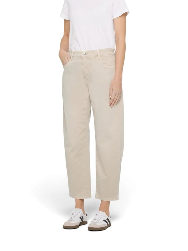 Beige broek in ribfluweel Danni Mac