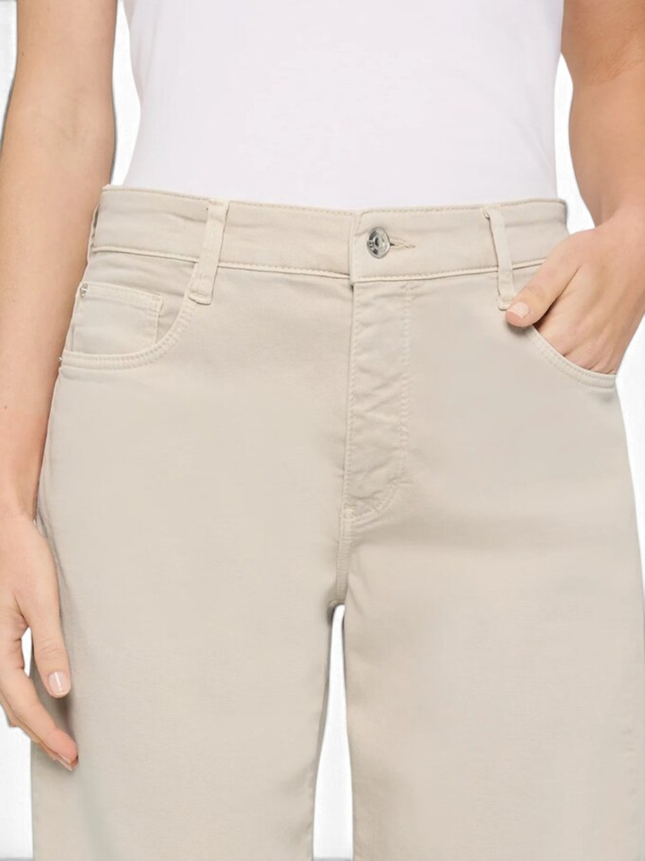 Beige broek in ribfluweel Danni Mac