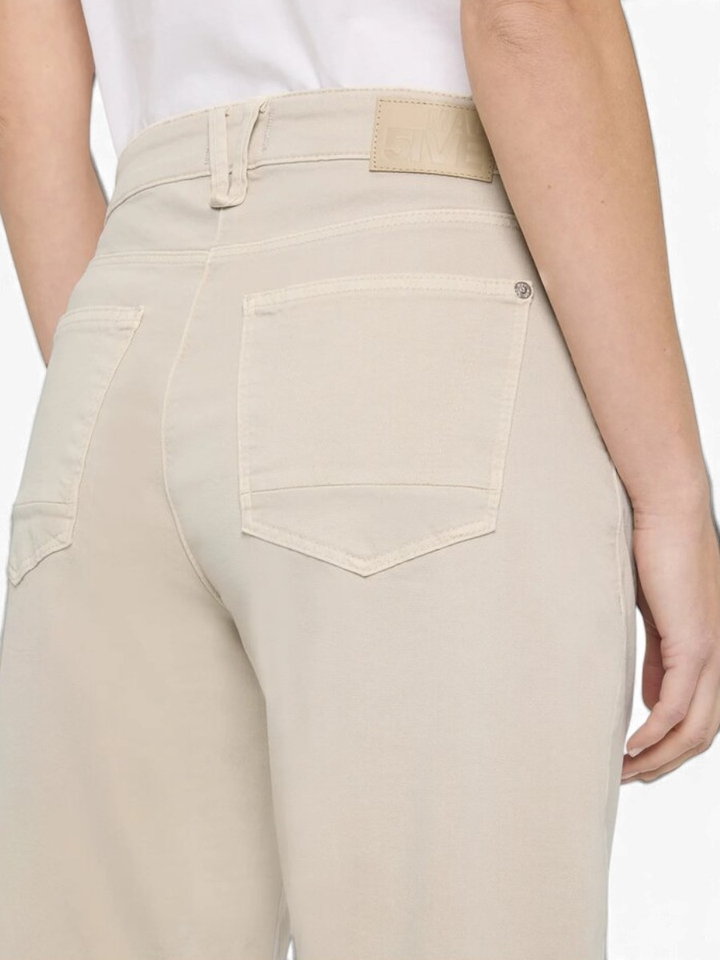 Beige broek in ribfluweel Danni Mac
