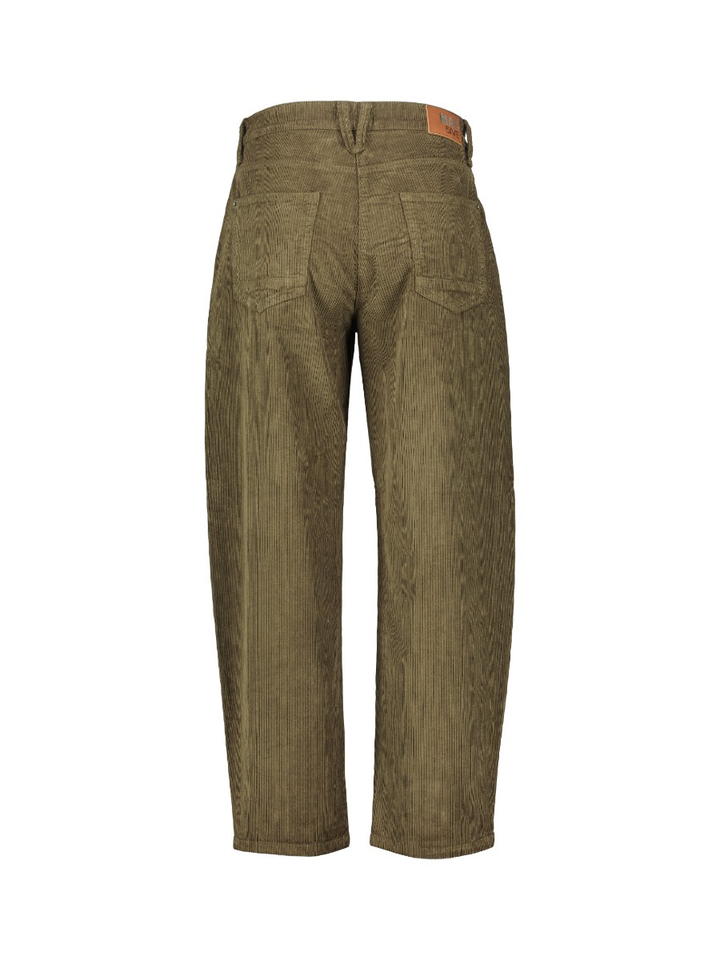 Kaki broek in ribbel Danni Mac