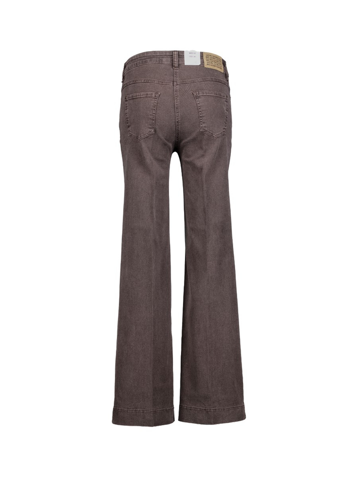 Bruine wide leg jeans Mac