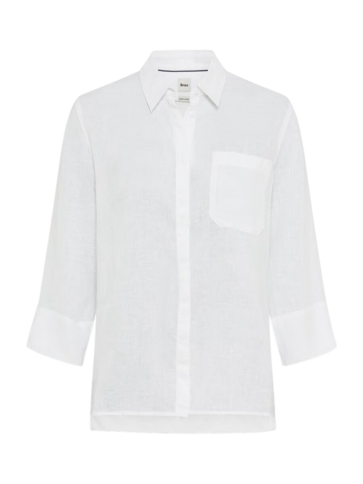 Witte linnen blouse Style Brax
