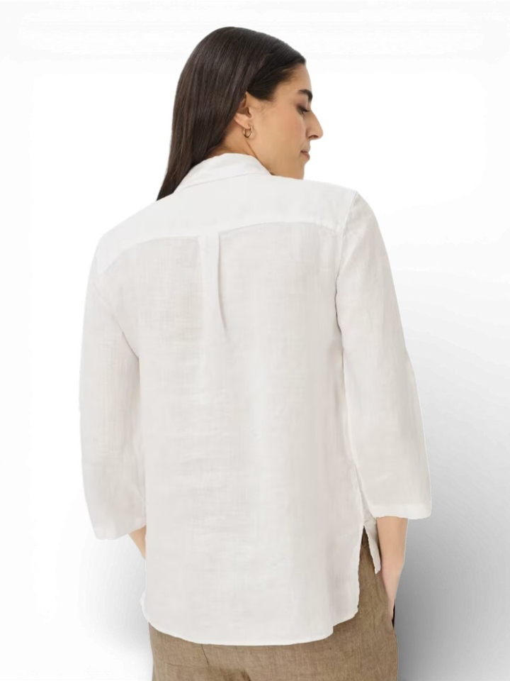 Witte linnen blouse Style Brax
