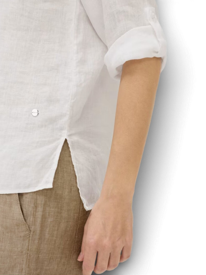 Witte linnen blouse Style Brax