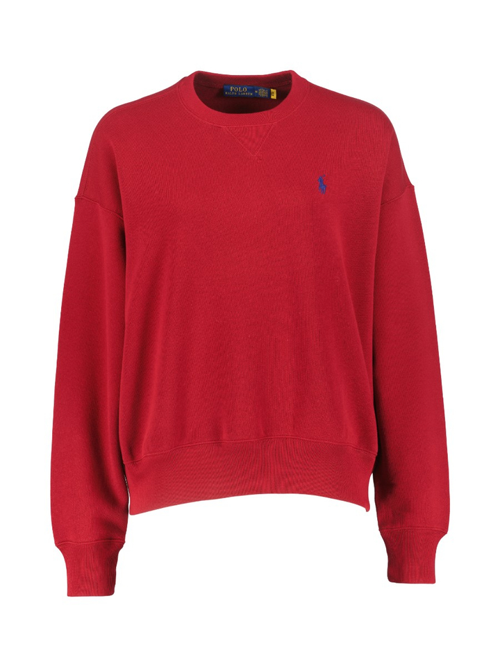 Kersenrode sweater Ralph Lauren