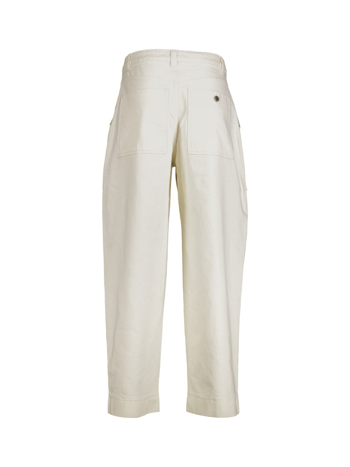 Ecru kleurige loose fit jeans Kurt Soeur 