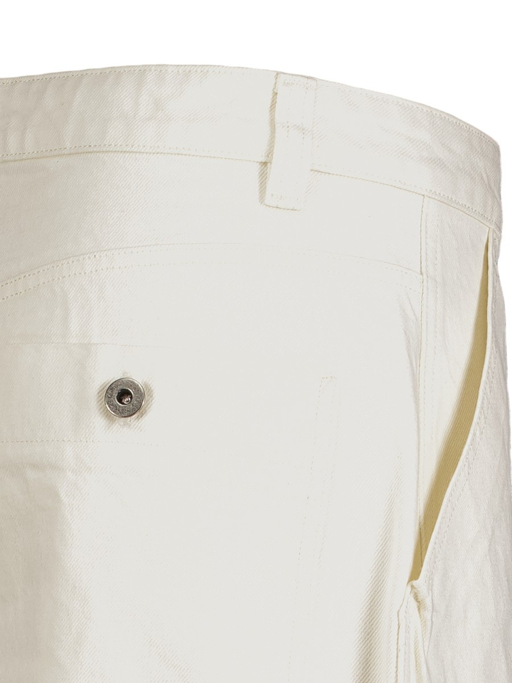 Ecru kleurige loose fit jeans Kurt Soeur 