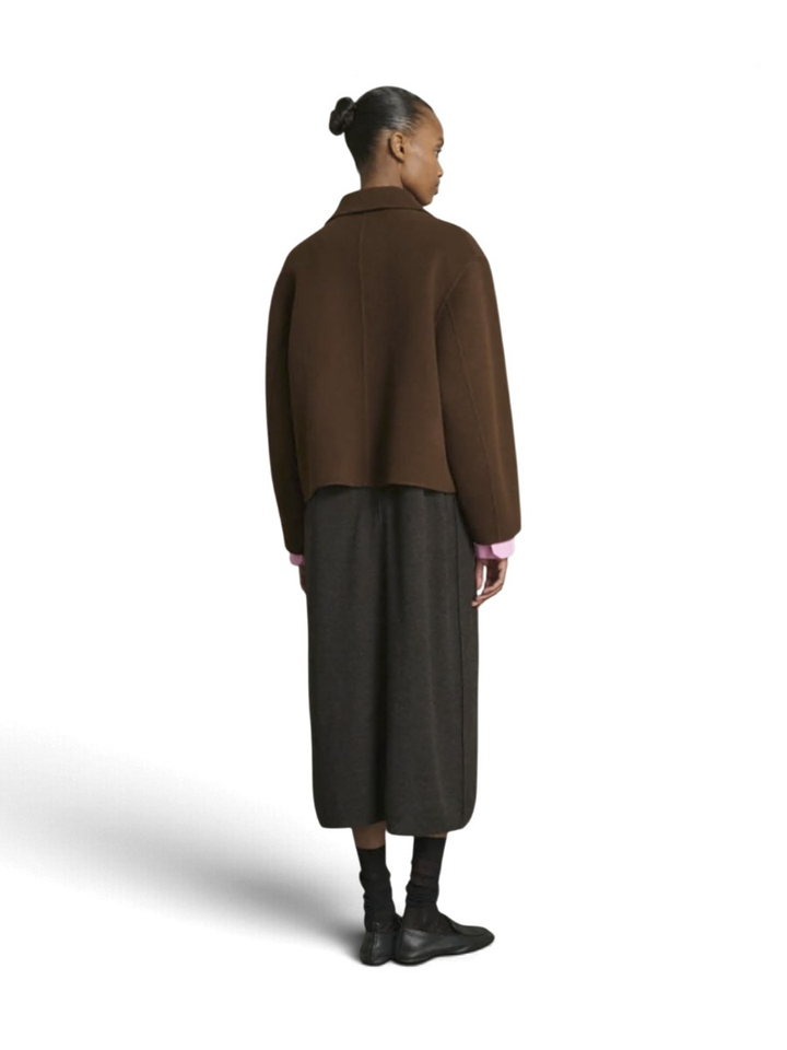 Donkerbruine jas Gyoda Soeur