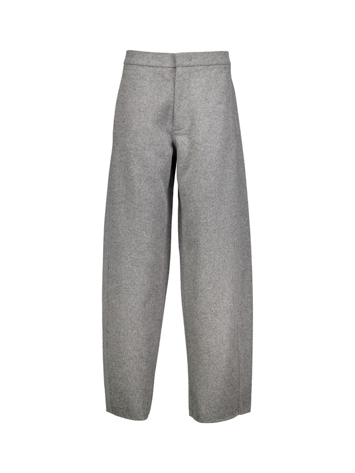 Grijze wollen loose fit broek Horatio Soeur