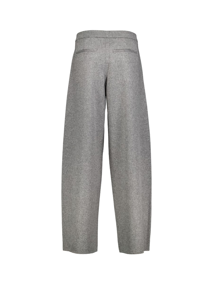Grijze wollen loose fit broek Horatio Soeur